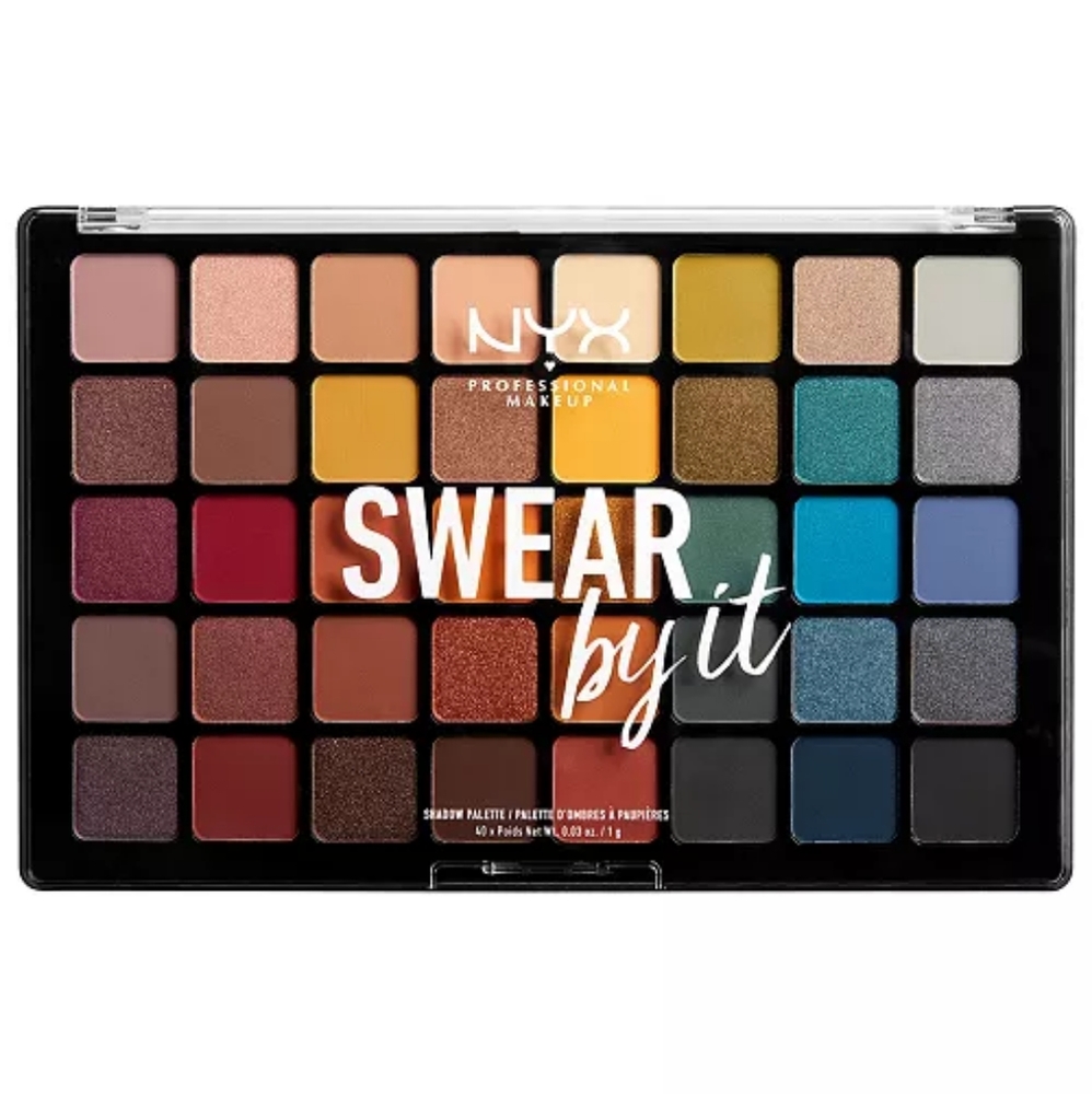 NYX Professional Makeup Swear By It Shadow Palette - 40 Colors Eyeshadow